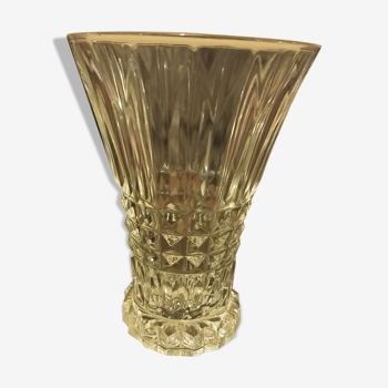 Thick glass vase