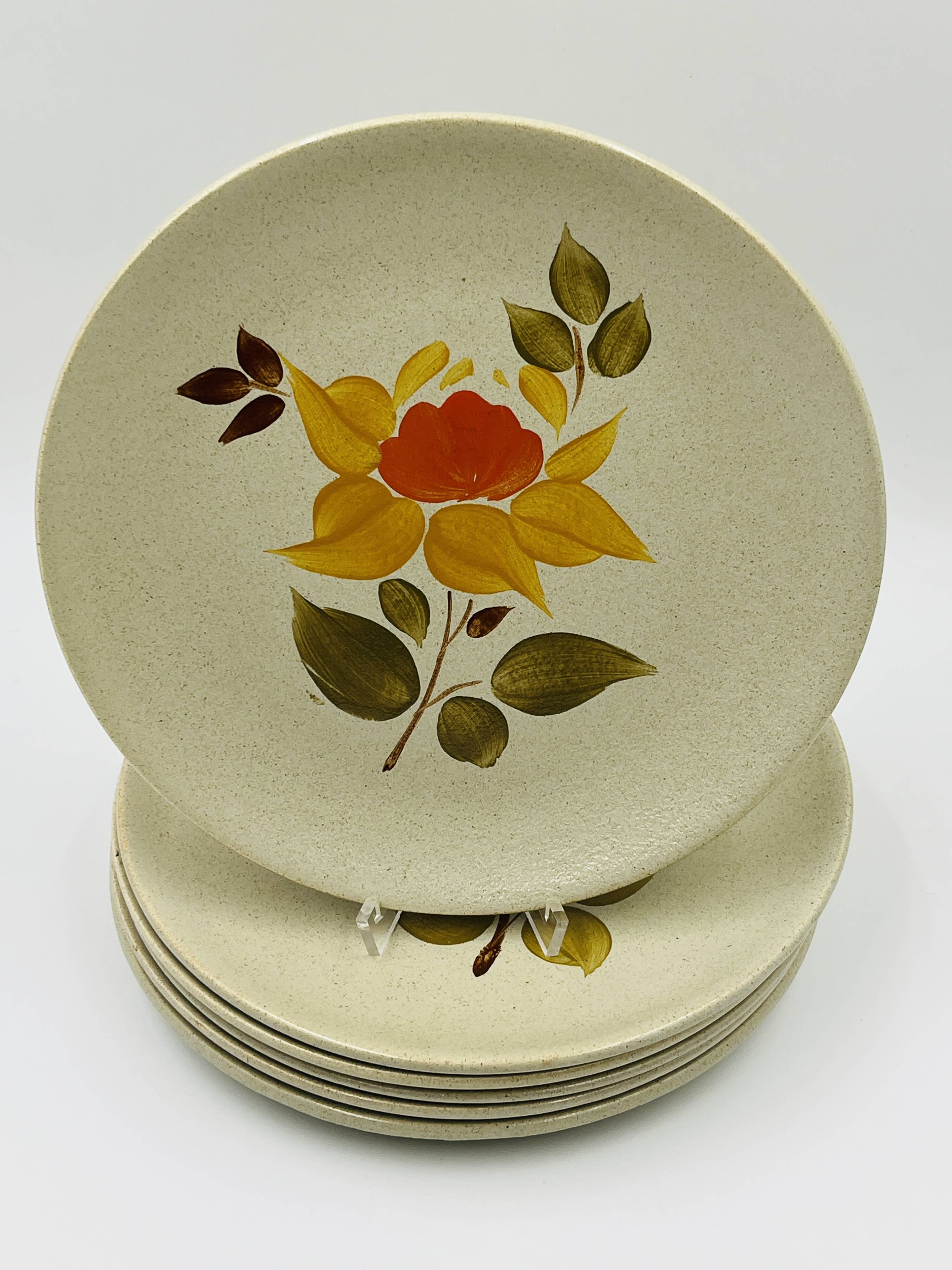 Set of Stoneware Plates Saint-Amand Jamaica
