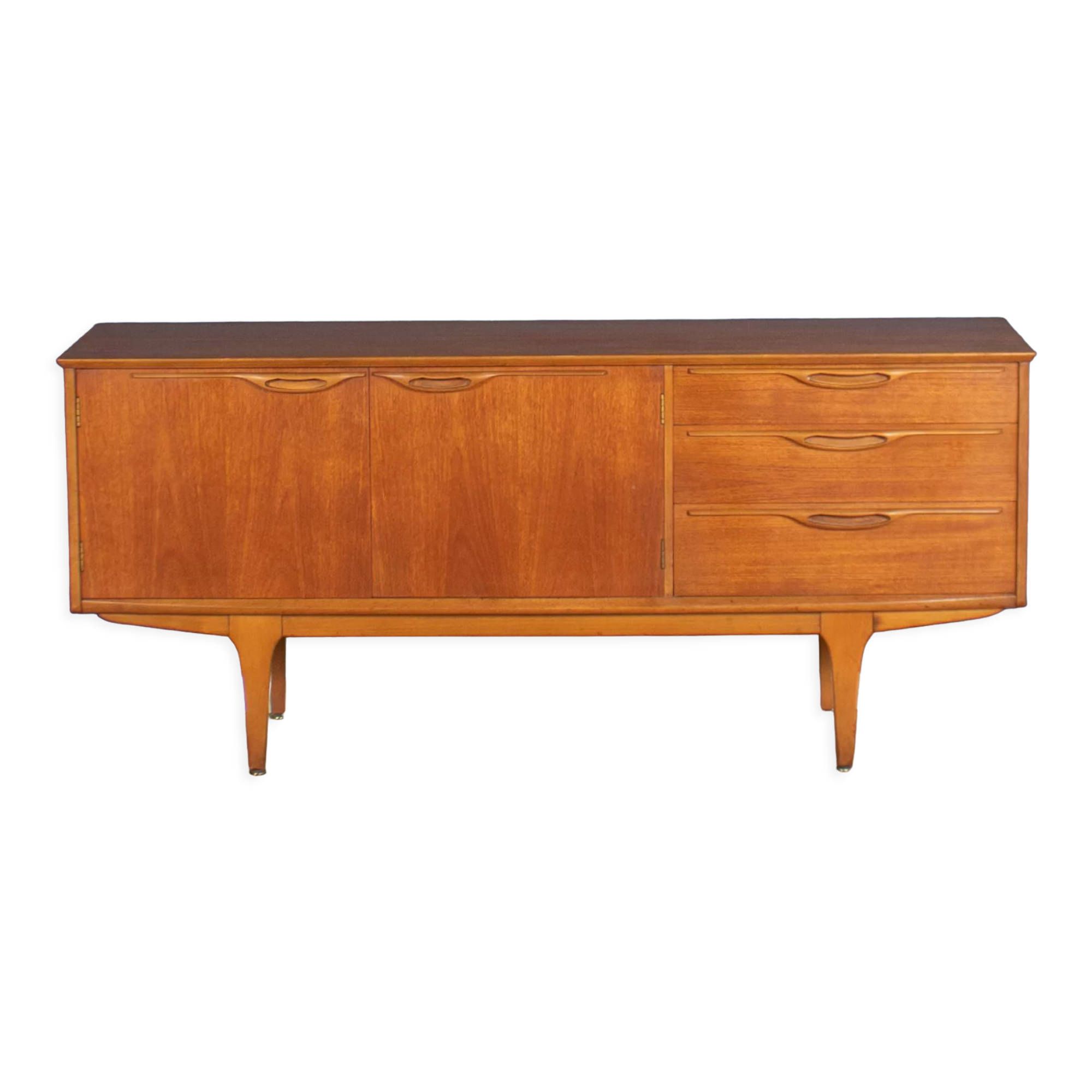Retro teak 1960s short jentique classic mid century sideboard