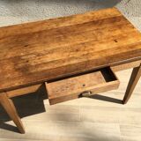 Table in solid oak, 50s