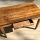 Table in solid oak, 50s