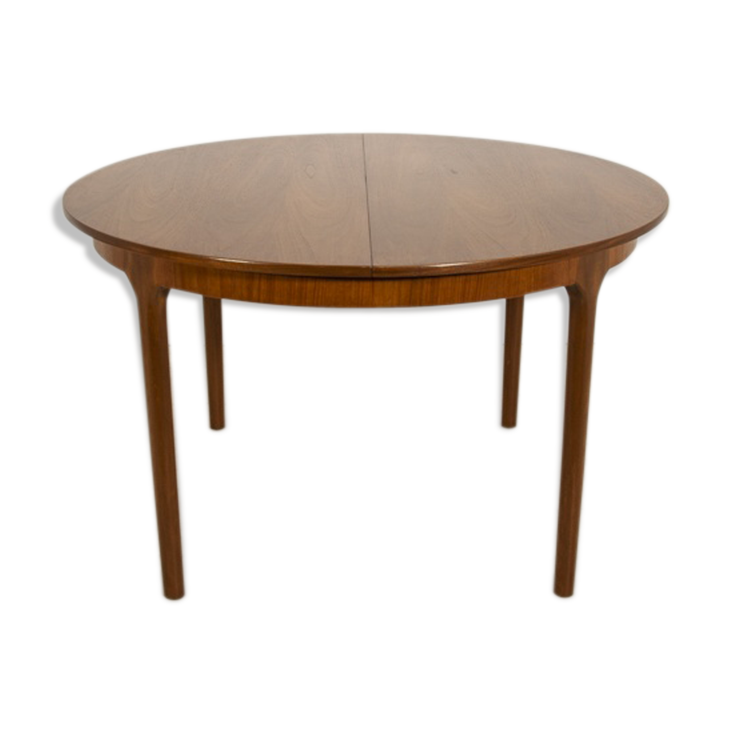 Round vintage extendable dining table from Mcintosh