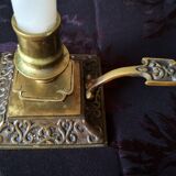 Pair of small Louis XV style gilt bronze wall sconces