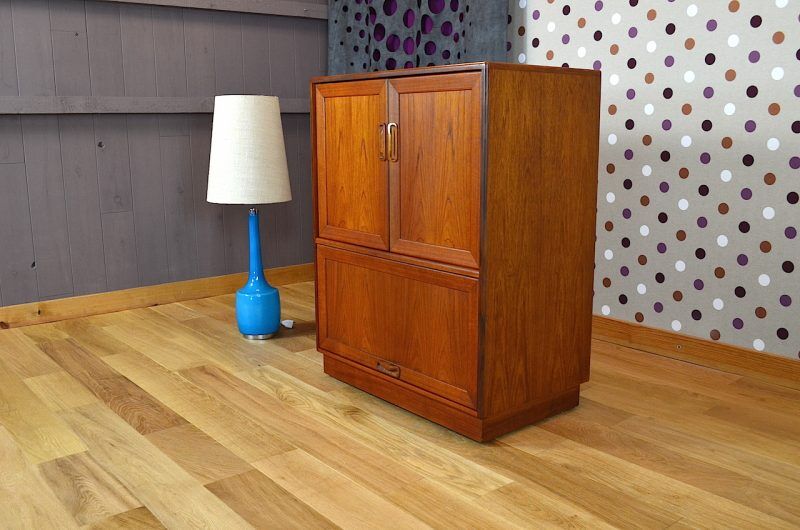 Scandinavian TV cabinet Scandinavian vintage teak 1970
