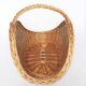 Light rattan log basket