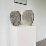 Pair of cement planters, 1900