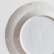 Set of 6 English porcelain dessert plates