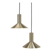 Set of 2 Fog & Mørup / Hans Due “Formel 1” pendant lamps / Mid-century Danish modern design / 1970s