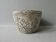 Red enamelled sandstone cup, Francis Triay, 50/60