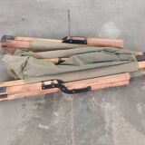 Military folding camp bed