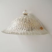Wall lamp, Murano glass, Italian design, 1970s, manufacture: Italy