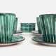 Robert Picault coffee cups/saucers/sugar bowls vallauris 1950/60