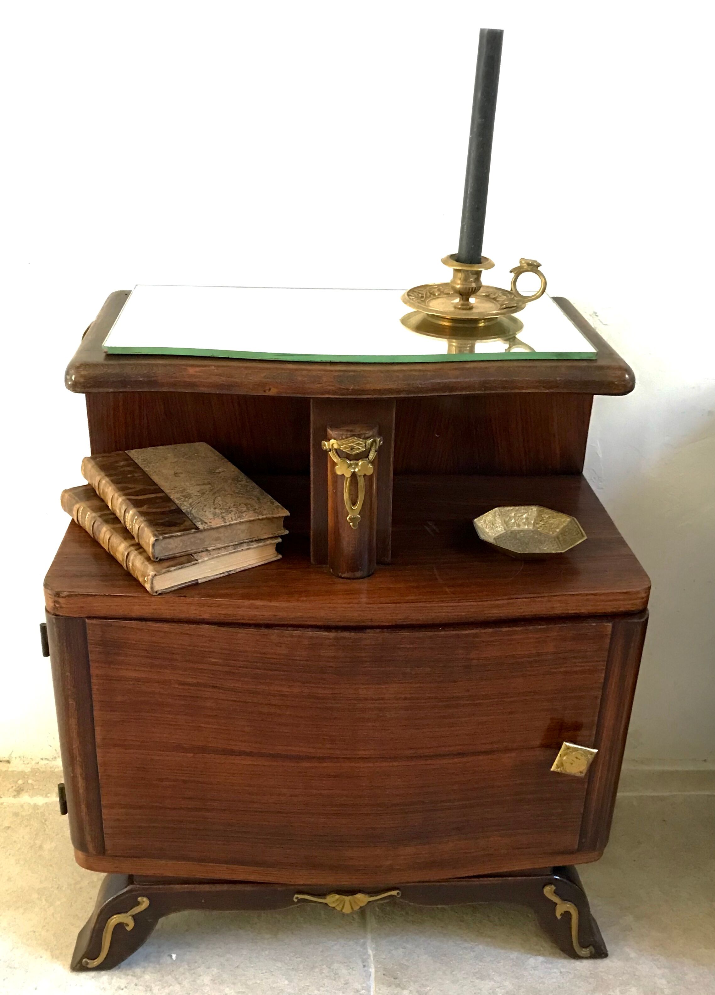 Art deco bedside pair