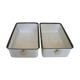 Pair of enamelled tole trays 20/30s