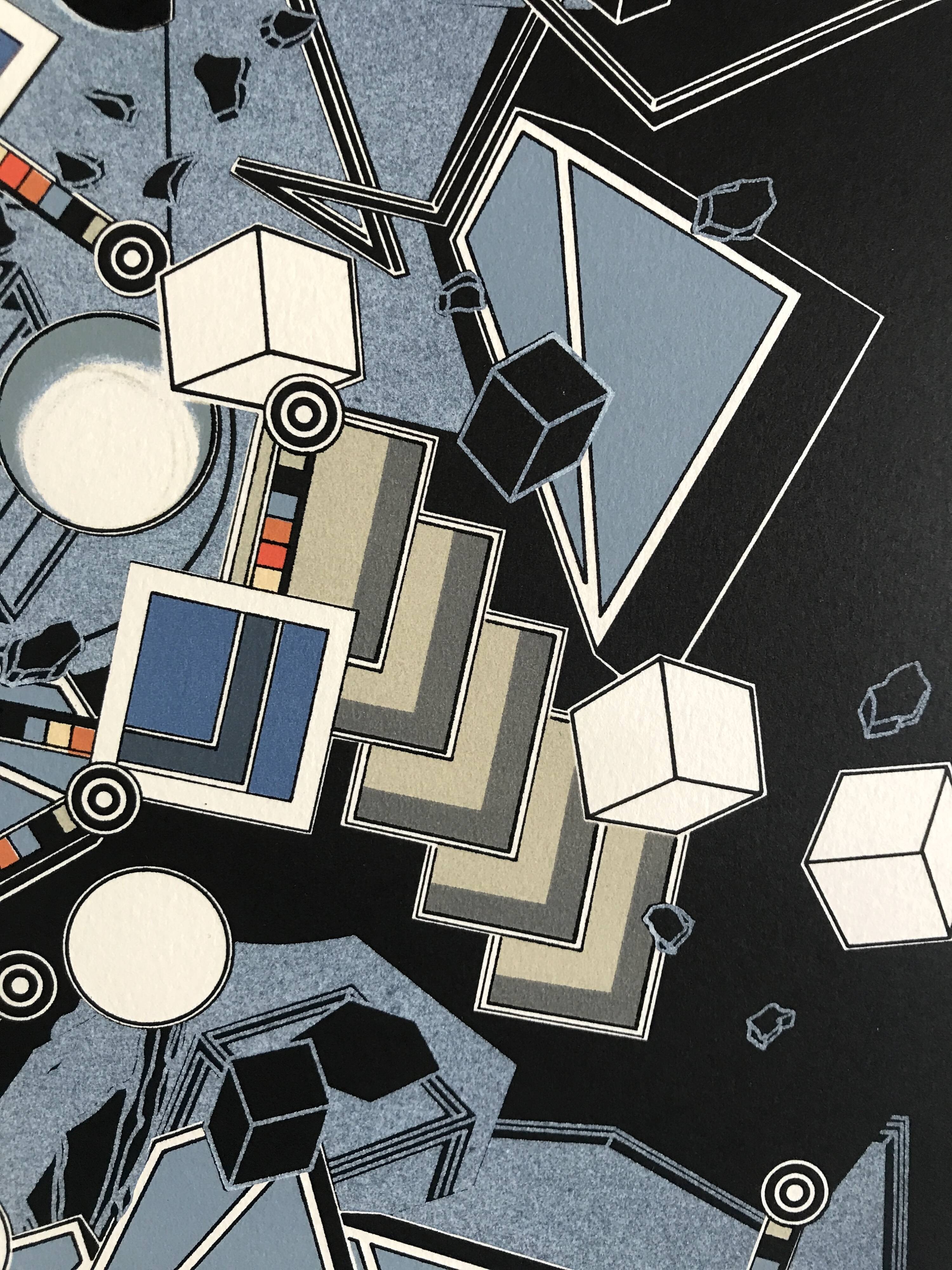 Alain le yaouanc, des sols.., 1978. lithographie originale signée au crayon