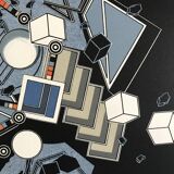 Alain le yaouanc, des sols.., 1978. lithographie originale signée au crayon