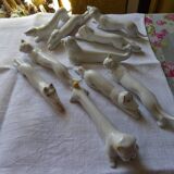 Art Deco animal knife holders