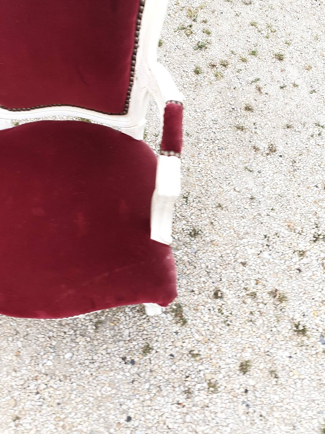 Louis XV child's cabriolet armchair