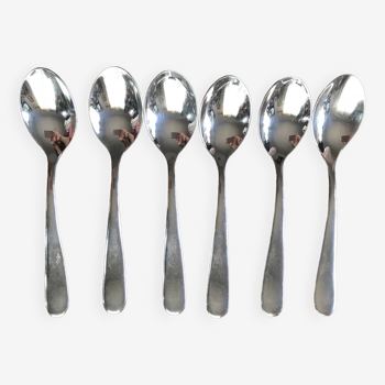 Lot de 6 cuillères à desserts Nuovo Milano Alessi