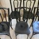 Lot 11 black Baumann bistro chairs