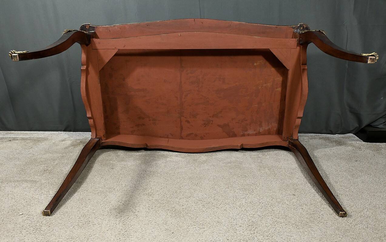 Rosewood Table with Marquetry, Napoléon III period