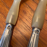 Art deco salad cutlery in silver filled 1930