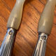 Art deco salad cutlery in silver filled 1930