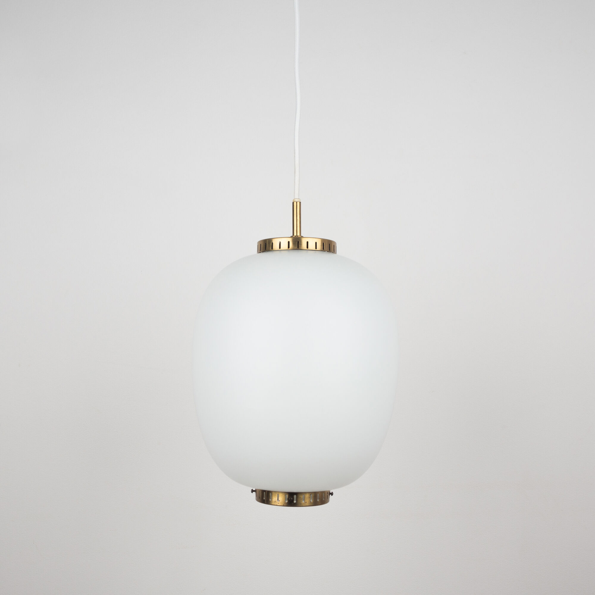 Danish mid-century pendant lamp Kina/China by Bent Karlby, Lyfa, 1946