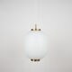 Danish mid-century pendant lamp Kina/China by Bent Karlby, Lyfa, 1946