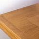 Large extendable dining table in oak by Guillerme and Chambron 1960.