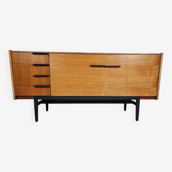 Commode in Walnut by Francisek Mezulanik for Up Zavody, 1960s