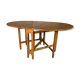 Teak flap table Scandinavian style