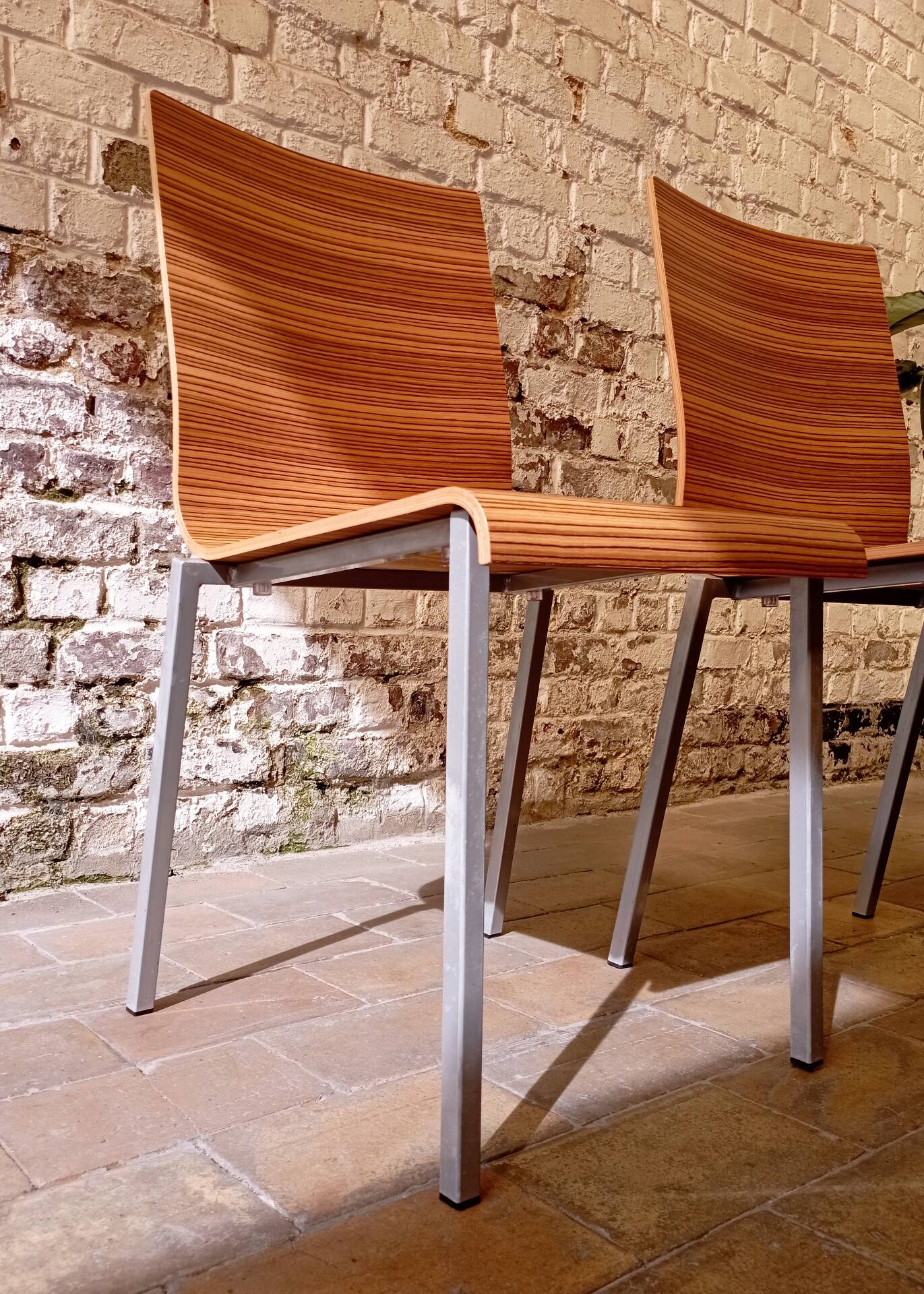 Pair of vintage Kuadra chairs / Pedrali - Italian design