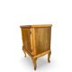 Tables de chevet italiennes en placage de noyer du milieu du siècle, années 1960.