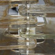 Lampe de table avec base en verre de Murano années 1960