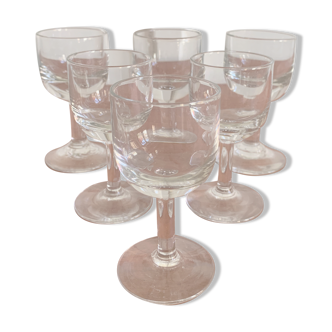 6 aperitif glasses