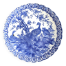 Japanese porcelain dish blue birds