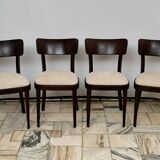 Set of four chairs TON Czechoslovakia 1960s