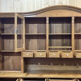 Cabinet 2 bodies in fir from eastern europe, work of the 1970s