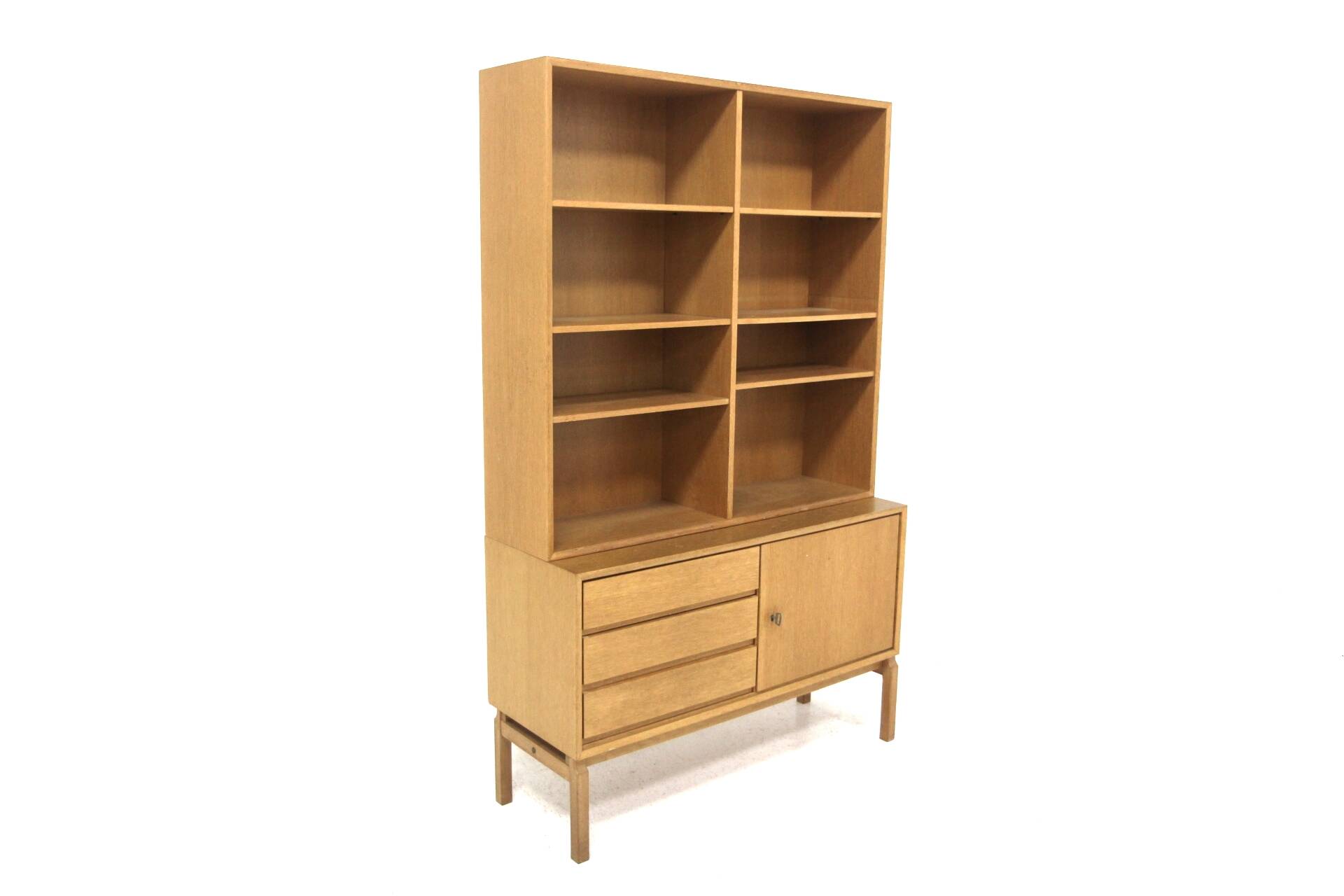 Scandinavian oak bookcase, Marian Grabinski, Möbel-Ikea, Sweden, 1960