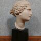 Rare terracotta sculpture depicting the Head of Aphrodite of Cnidus by Praxiteles