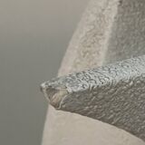 white vase Sculptural Wave -Ceramic - Roberto Rigon - Italy - 1960-70