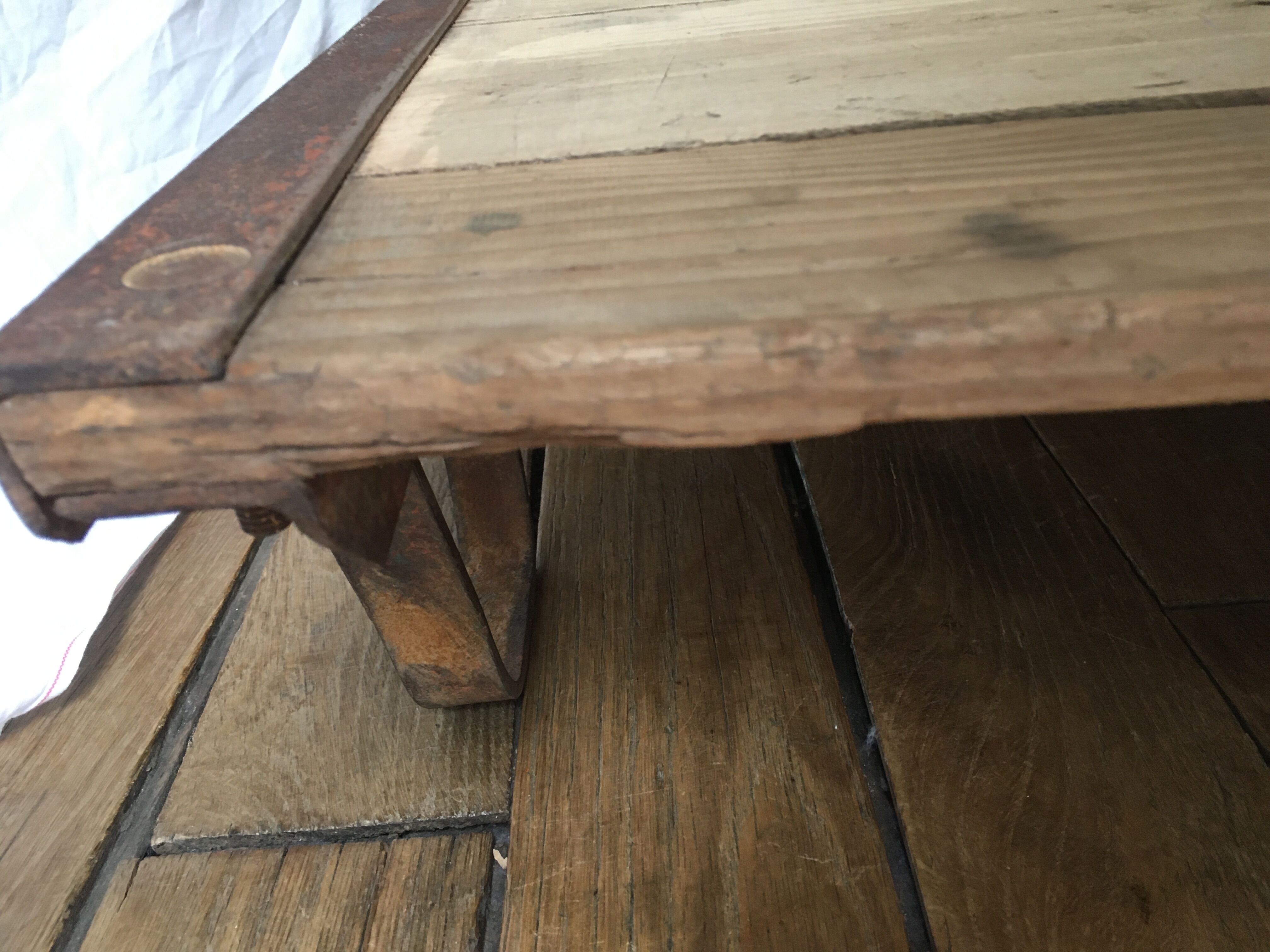 Industrial coffee table