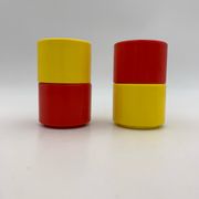 4 vintage egg cups, Sitap France, 1970s