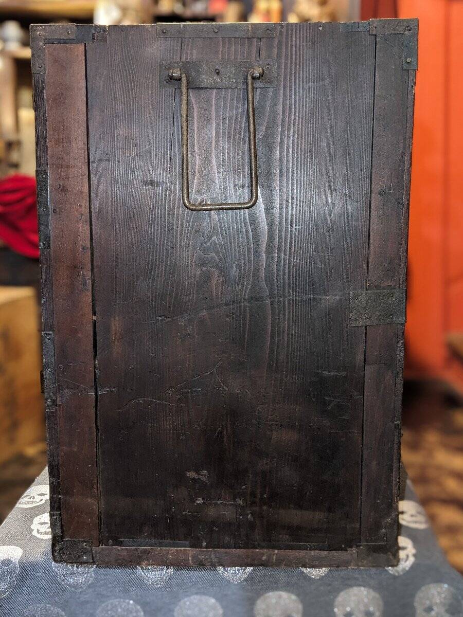 Small low chest of drawers (tansu) Japan, late Edo period circa 1850