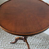 English-style mahogany side table