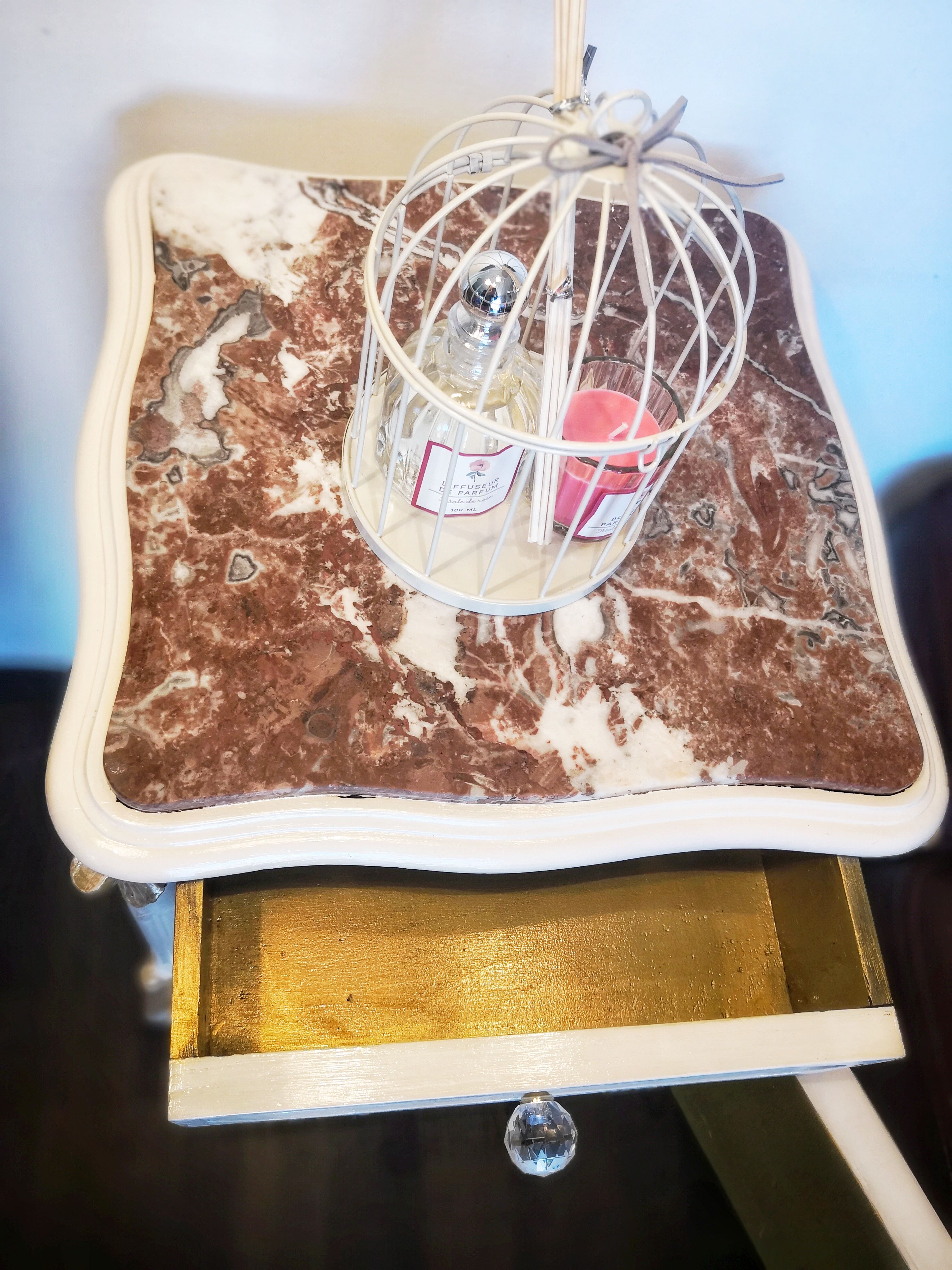 Louis XV-style bedside table