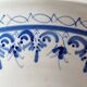 Blue and White Footed Faience Bowl