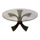 Mid-Century Glass And Bronze Coffee Table, 1960s