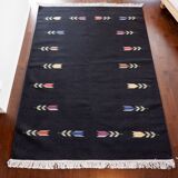 Tapis "Röllakan" Suèdois, 20 ème siécle, en laine